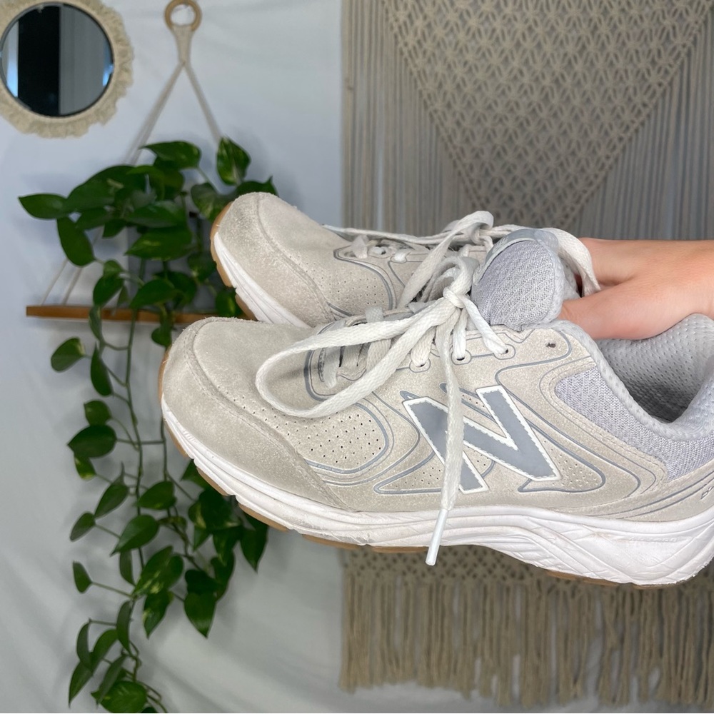 Grey New Balance 840 Running Shoes Retro Used Gray Cozy Trendy Joggers Running